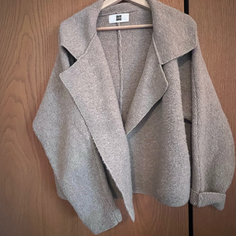 Cozy Gray Women's Cardigan Sweater
